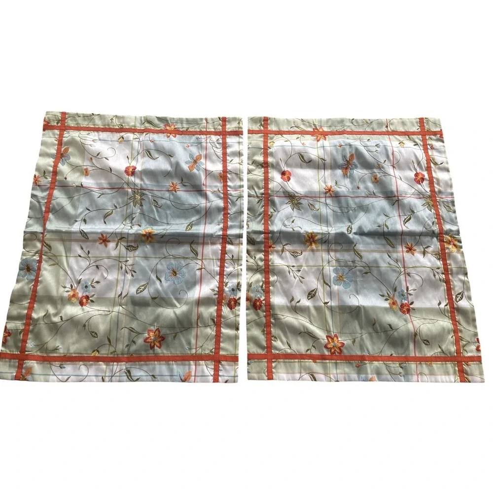 Better Homes and Gardens Posies & Plaid Full Comforter Set Sage Green Floral 4pc